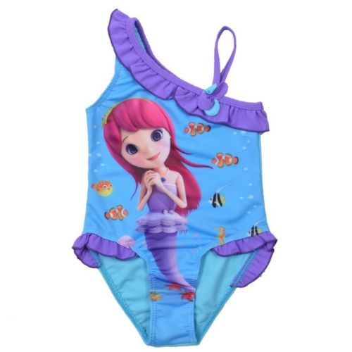 One Piece Baby Swimwear Mermaid Printed