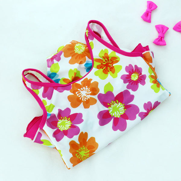 One Piece Floral Swimwear