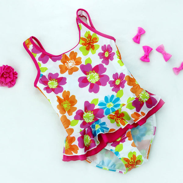 One Piece Floral Swimwear
