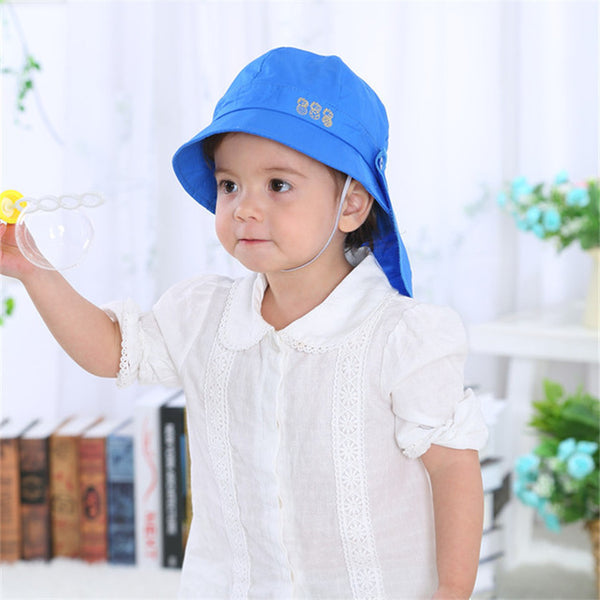 Baby Bucket Hat with Shawl
