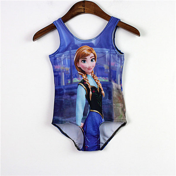 Princess Elsa Cartoon Swimsuit