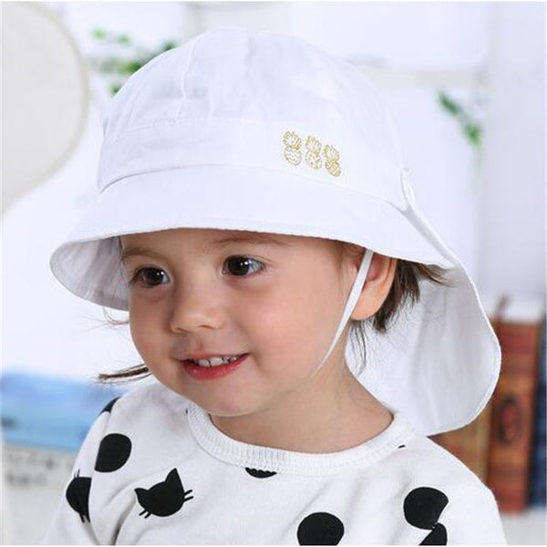 Baby Bucket Hat with Shawl