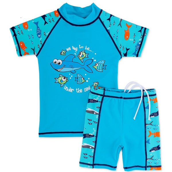 Kids Cartoon Fish Swimwear